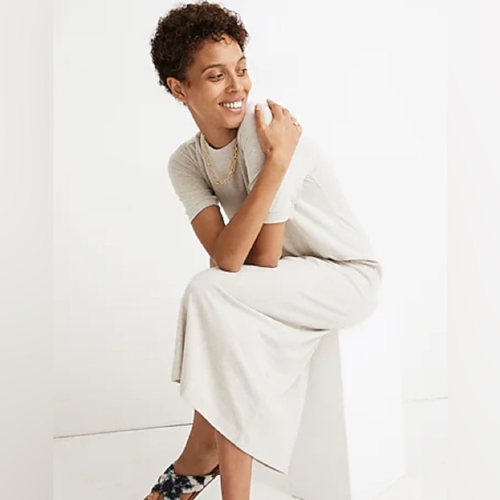 madewell midi tee dress